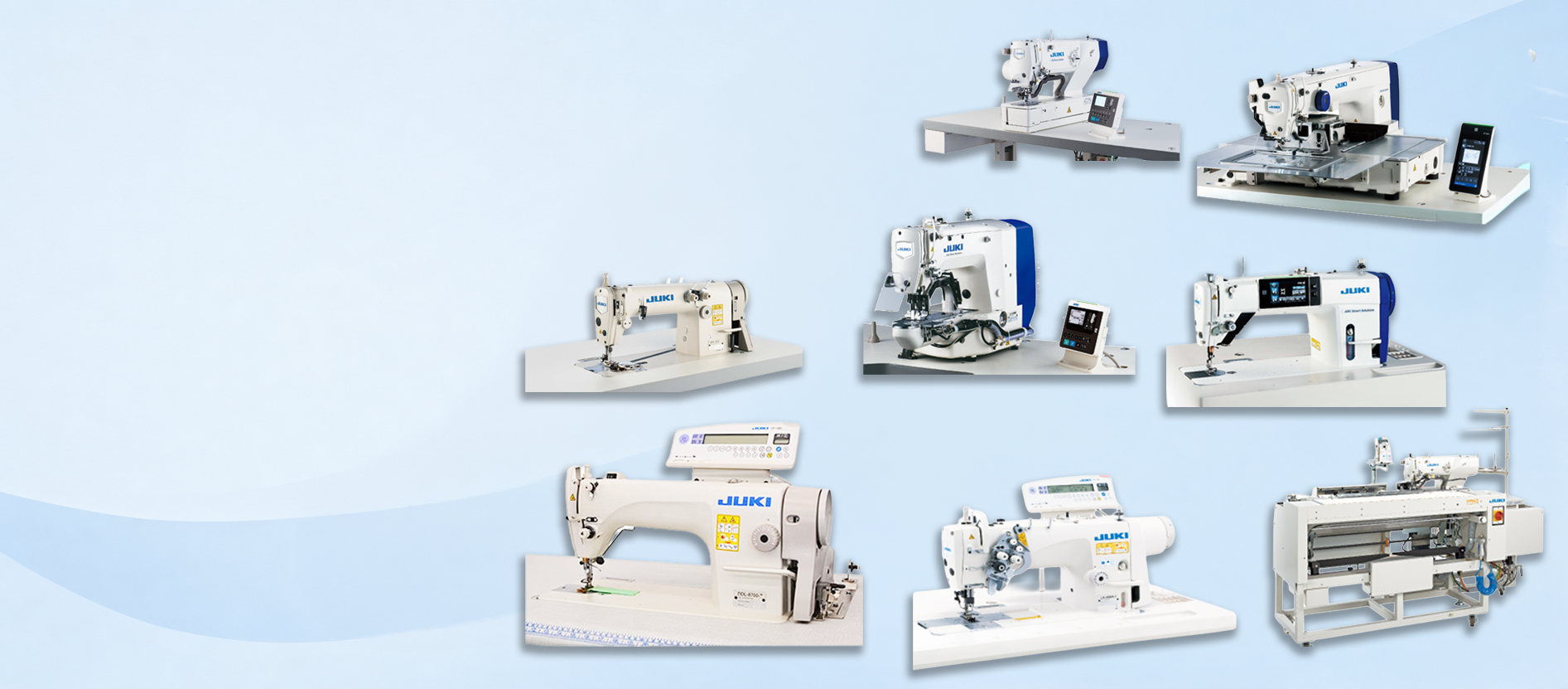 Find the JUKI machine you need quickly.
